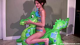 hey lola, how do you tame that green dragon by the pool?