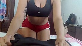 i can’t resist banging my bestie after gym workout