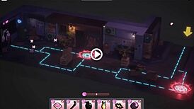 cute honey bunny in hentai game giving titjob to succubus 😍