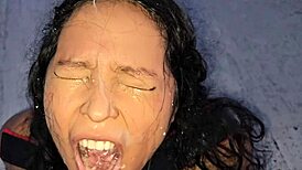 Wow! Submissive Milf Dominated on Rooftop by Builder with Facial!