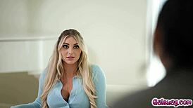 Vanessa Sky And Kayley Gunner Kiss Intimately!