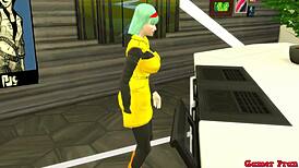 Bulma Madrastra Y Esposa Encuentra A Su Hijastro Masturbandose Y Le Da Clases De Sexo Quitandole La Virginidad