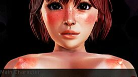 Older step sister teases you in porn game