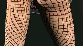 The girl flashes tits and ass, voyeur bitch!