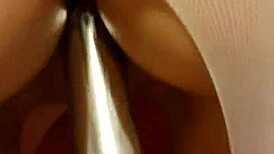 Mature amateur plays with dildo and toys