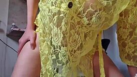 Latina Pornstar Removes Dirty Panties and Tastes Ass