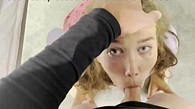 Alexa blowjob with rough slapping and spitting