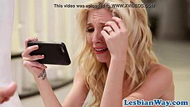 Beautiful Babe Enjoys Threesome Tribbing with Friends