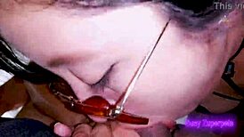 Samanta Latina Gives Sexy Blowjob With Lots Of Sound