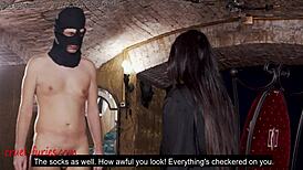 Kicked Hard by Sexy Feet in Femdom Session!