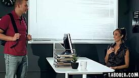 lesbian teacher christy love seduces student codey steele for banging