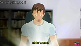 Gay novinho bangs boss for European football contract, hot bara yaoi!