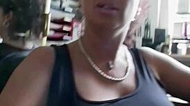 Mature Brunette Slut Gets Fucked in Office by Old Fat Gay Man