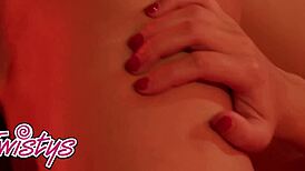 Gia Derza And Gabbie Carter Engage In Kinky Lesbian Masturbation And Cunilingus