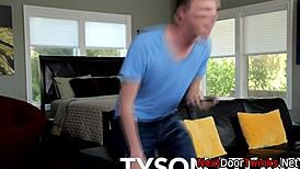 Group Twinks Suck Cock in High Definition Scene