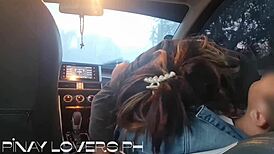 Holy shit, petite asian 18+ fucking scandal in car!