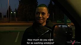 takevan russian window cleaner ditches job for wild car sex adventure