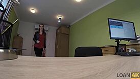 Loan4k Man Can't Forget Tender Redhead's Tight Pussy After Wild Office Bang