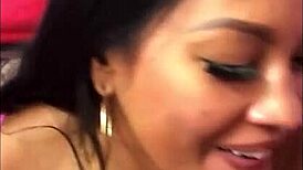 Brunette Maxine X's Deepthroat Blowjob POV