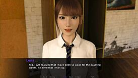 i'm on date with lena at nudist school part 9