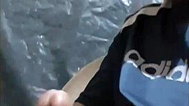 A young twink slowly pleasures himself in solo gay fun