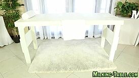 Hey, that horny masseuse really knows how to suck cock and give a facial.