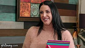 Girlsway My Straight Friend Is My Soulmate, Angela White, Making Me Moan with Every Touch.
