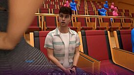 The Office - Vibrating Play Scene In 3D Game