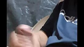 A young twink slowly pleasures himself in solo gay fun