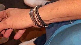 Wow! He cums in my panties and pulls them up tight!