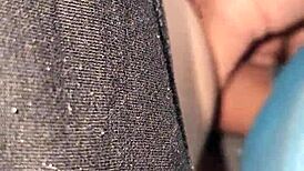 Wow! He cums in my panties and pulls them up tight!