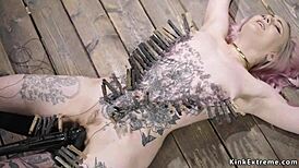 Alt Beauty Sub Tormented and Bound in Hardcore Devices