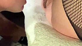 i licked my girlfriend's big pussy lips, fucked her with toys until she cums