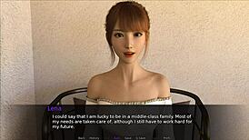 i'm on date with lena at nudist school part 9