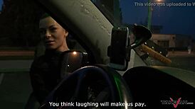 takevan russian window cleaner ditches job for wild car sex adventure