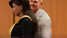 The Office - Vibrating Play Scene In 3D Game