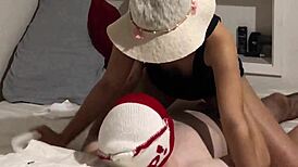 Sipsip rider kæresten cowgirl i intens session