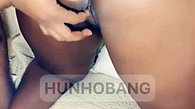 Phat Ass Ebony From Tinder Fucks On First Date, Clothes Ripped In Missionary And Doggystyle, Juicy Wet Pussy Dripping On Big Cock