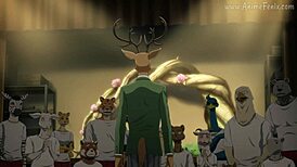 Только что глянул Beastars 2 сезон 1 серию с испанскими сабами