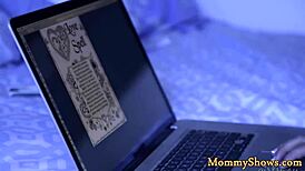 Busty Stepmom Scissoring Wonderful Teen 18+!