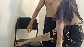 I got my sexy housewife pounded by a thick cock in our homemade clip