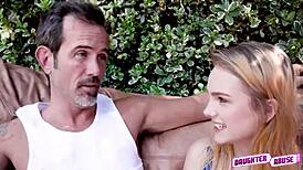 Teen Brunette Learns Sexual Lessons The Hard Way With Cunilingus And Blowjob