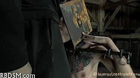 Taming hot couple with feet play