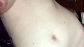 A Sweet Figure of Tattooed Beauty Caught on Cam