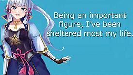 i messed up ayaka's virgin blowjob in this hentai joi episode