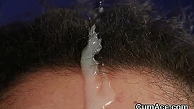 wicked idol swallows all that jizz after her blowbang facial