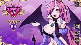 Beautiful Hentai Girl Rides Big Cock in Cowgirl Position with Huge Tits