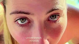 Shy Girl Gives Public Blowjob to Blonde