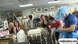 hey, check this girl swimming topless for cash outdoors