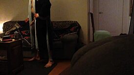 caught masturbating in a sneaky moment